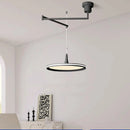 Axyaa Modern UFO Chandelier Swing Arm Pendant Lamp for Dining Room, Living Room, Bar