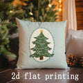 Axyaa Christmas Cat & Tree Pillow Covers for Sofa Bedroom Car Home Decor