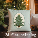Axyaa Christmas Cat & Tree Pillow Covers for Sofa Bedroom Car Home Decor