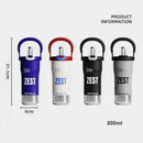 Axyaa Stainless Steel Sport Tumbler with Tea Infuser and Straw