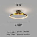 Axyaa Crystal Circular LED Ceiling Light for Living Room, Bedroom, Dining Room