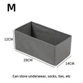 Axyaa Clothes Organizer Storage Box for Underwear Socks Jeans - Foldable Wardrobe Drawers Organizer