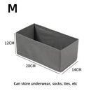 Axyaa Clothes Organizer Storage Box for Underwear Socks Jeans - Foldable Wardrobe Drawers Organizer