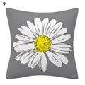 Flower Letter Print Cushion Cover for Stylish Home Decor by Axyaa