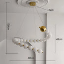 Axyaa Modern Stair Chandelier LED Pendant Ceiling Lamp for Living Room