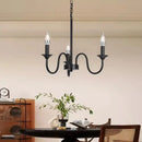 Axyaa Rustic Iron Candle Chandelier for Home, Kitchen, Living Room, Dining Room, Hotel
