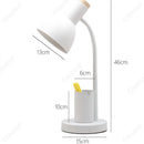 Nordic Cute Desk Lamp with Pen Holder: Axyaa Brand