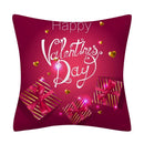 Axyaa Heart Print Cushion Covers Set - 45*45cm