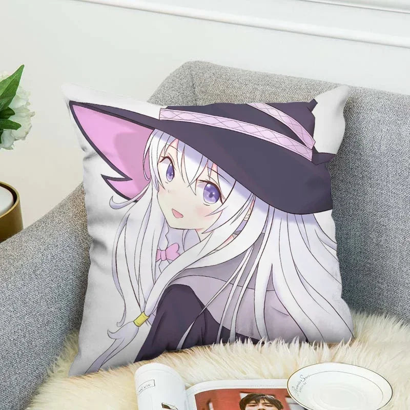 Axyaa Wandering Witch 40x40 Fall Pillow Cover - Home Decor & Cushion Cover