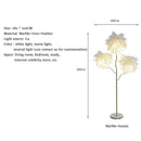 Axyaa Modern Luxury Feather Floor Lamp for Home Decor and Office Lighting