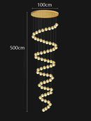 Axyaa Modern LED Pendant Chandelier for Living & Dining Room Lighting