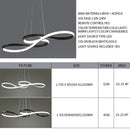 Axyaa Musical Note Ceiling Chandelier for Dining Room Pendant Lights