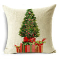 Axyaa Christmas Pillow Covers: Santa Socks Nutcracker Throw Pillowcase for Home Decor