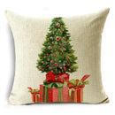 Axyaa Christmas Pillow Covers: Santa Socks Nutcracker Throw Pillowcase for Home Decor