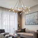 Axyaa Modern LED Pendant Chandeliers for Living and Dining Room Lighting