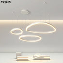 Axya Modern LED Chandelier Pendant Lights for Living Dining Bedroom Hall