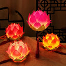 Axyaa Lotus Lantern Hand Held Glowing Light - Festive Chinese Decoration