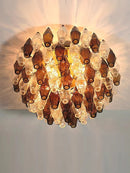 Axyaa Glass LED Ceiling Light Plafonnier Lustre Luxury Home Decor Bedroom Lighting