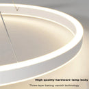 Axyaa Simple Black/White Chandelier for Living, Dining, & Kitchen Lighting
