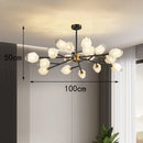 Axyaa Nordic Dining Room Pendant Lamp Chandelier for Indoor Ceiling Lighting