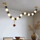 Axyaa Modern LED Pendant Chandeliers for Home Decor and Indoor Lighting