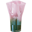 Axyaa Pink Gradient Glass Vase Hydroponic Terrarium Home Decoration Flower Arrangement