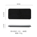 Axyaa Ceramic Sushi BBQ Plate: Japanese Style Rectangular Flat Plate for Restaurant