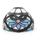 Yellow Stained Glass Lampshade 8" Feather Design - Axyaa Brand