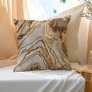 Marble Texture Printed Pillowcase for Home Decor by Axyaa