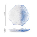 Axyaa Gradient Glass Dessert Plate for Molecular Cuisine and SushiDisplayStyle