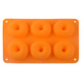 Axyaa Silicone Donut Mold: Non-Stick DIY Baking Pastry Tools for Cakes, Cookies & Chocolates