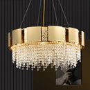 Axyaa Luxury Crystal Chandelier for Modern Living Room and Bedroom Lighting