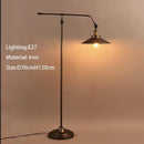 Axyaa Metal LED Floor Lamp: Modern Retro Art Design for Home Decor