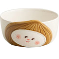 Axyaa Chestnut Ceramic Coffee Cup, Saucer, Plate, Bowl Set - Home Kitchen Tableware