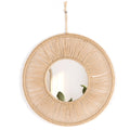 Hemp Rope Mirror Decoration for Living Room by Axyaa