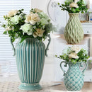 Axyaa European Style Ceramic Vase for Home Decor and Flower Arrangement