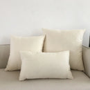 Axyaa Ivory Sofa Cushion Cover in Various Sizes for Home Décor
