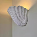 Axyaa French Carved Shell Gypsum Wall Lamp for Home Decor