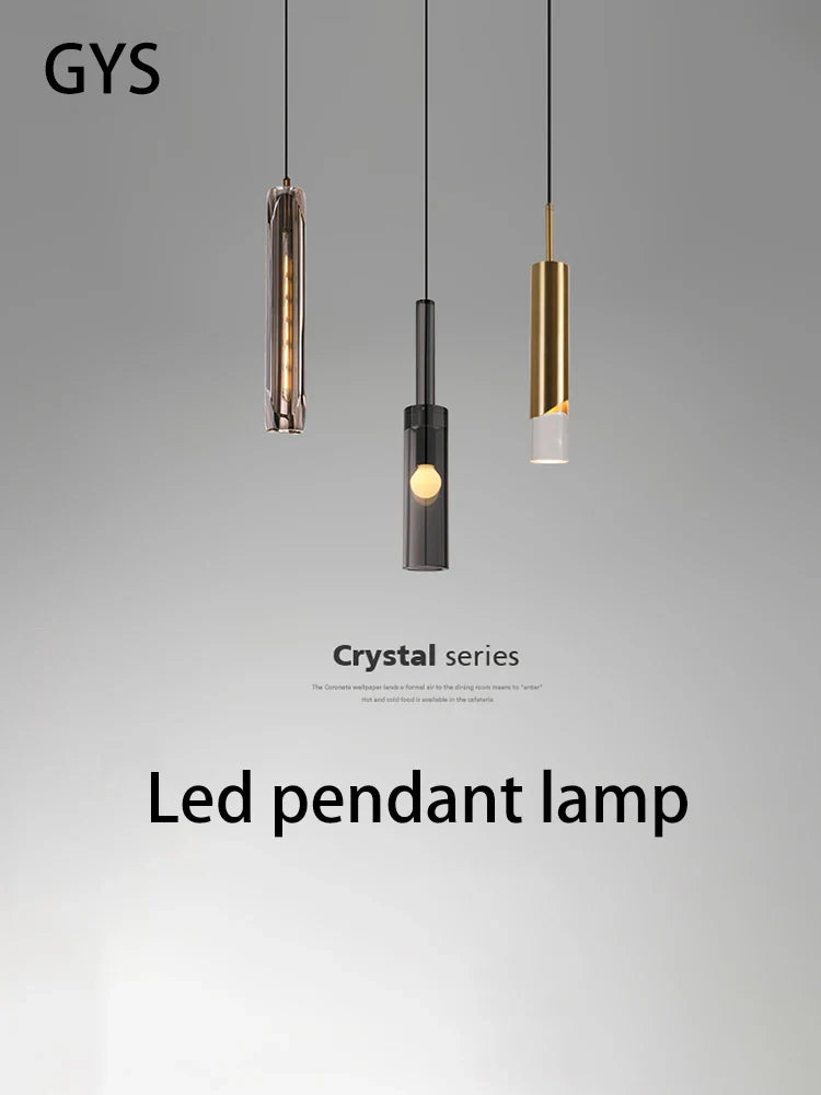 Axya Modern Copper Acrylic Pendant Ceiling Light Gold Spotlight for Room Bar