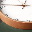 Axya Nordic Wood Wall Clock - Modern Minimalist Silent Quartz Home Decor
