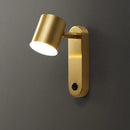 Axyaa Nordic Brass Wall Sconce Bedside Lamp - Modern Luxury LED Wall Light