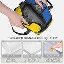 Axyaa Ukraine Flag Insulated Lunch Bag with Shoulder Strap - Cooler Bento Tote for Work & School