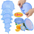 Axyaa Silicone Stretch Lids: Reusable Food Seal Covers for Freshness & Storage