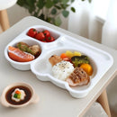 Axyaa Cartoon Kids Dinning Plate for Fruit Salad, Picnic, Microwave - Large Capacity