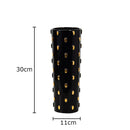 Axyaa Gold Spike Ceramic Vase Fake Flowers Modern Home Decor