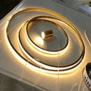 Axyaa LED Circle Chandelier for Living Room Dining Bedroom Exhibition Hall