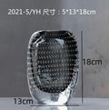 Axyaa Bubble Glass Vase: Hydroponic Planter Flower Arrangement Decor Vessel