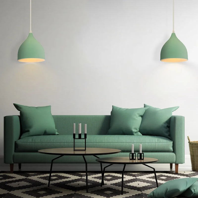 Axyaa Nordic Lustre Pendant Lamp: Modern E27 Hanging Light for Home, Restaurant, Bedroom