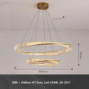 Modern Italian Style Crystal Ceiling Lamp for Master Bedroom by Axyaa