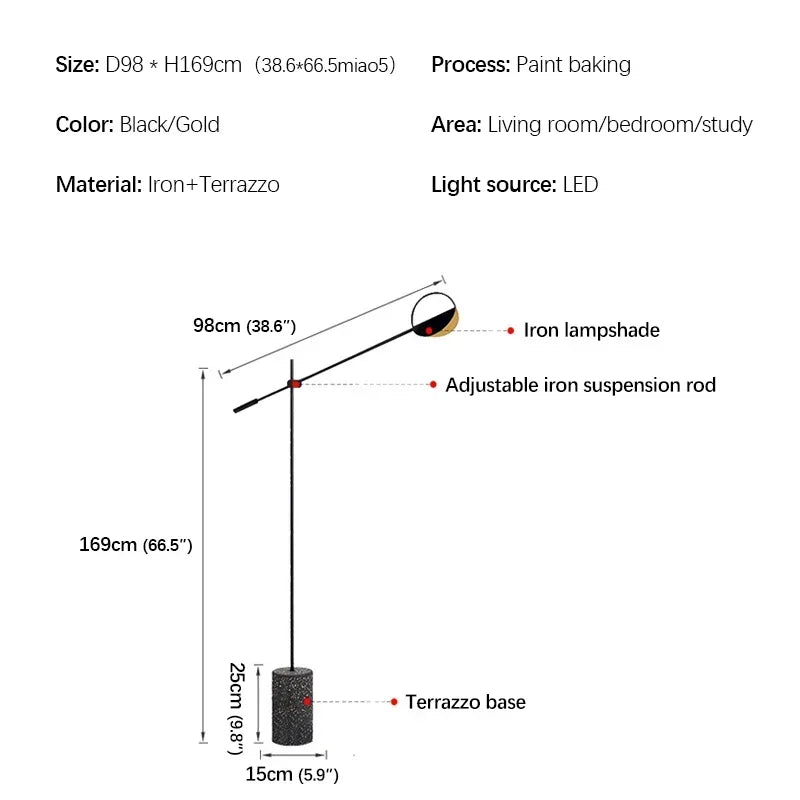 Axyaa Nordic LED Floor Lamp for Stylish Living Spaces